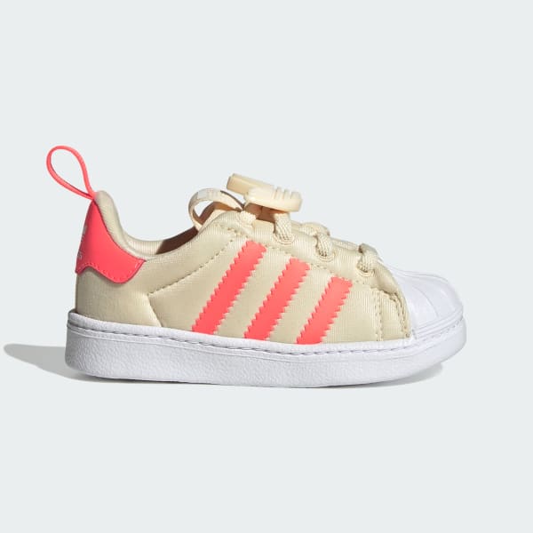 สีเหลือง รองเท้า Superstar 360 Comfort Closure สำหรับเด็ก
