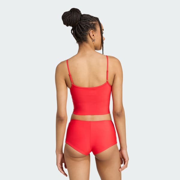 Rojo Playera sin Mangas de Natación Essentials