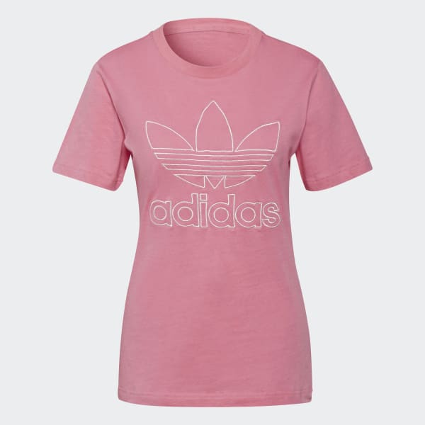 Camiseta adidas originals rosa new arrivals