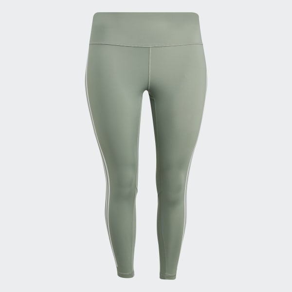 Calça Legging Plus Size Adidas Believe This 3H Mesh 7/8 Feminina