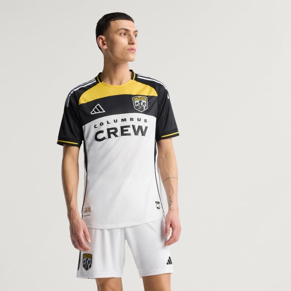 adidas Columbus Crew 2025 Archive Authentic Jersey - White | Free