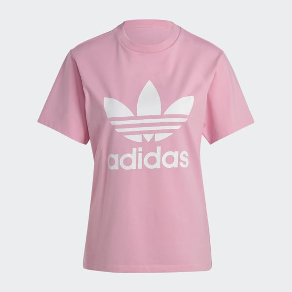 Roze Adicolor Classics Trefoil T-shirt