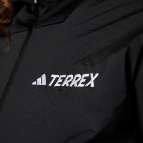 Czerń Bluza Terrex Xperior Climawarm+ Wind Light Fleece Hooded