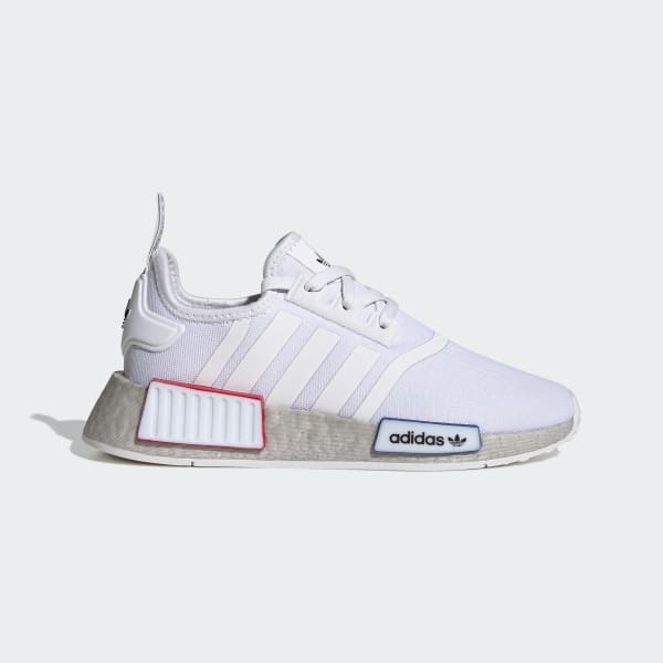 White NMD_R1 Refined Shoes LKM19