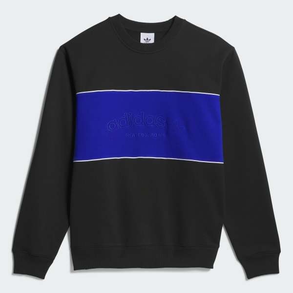Adidas originals logo crew sweatshirt top