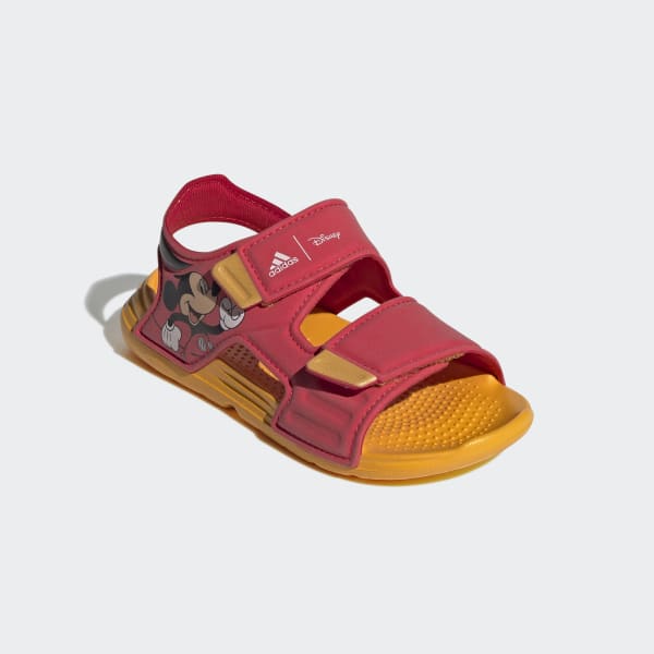 Czerwony adidas x Disney Mickey Mouse AltaSwim Sandals