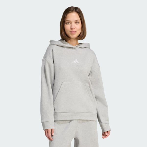 Gris Sweat-shirt à capuche ample molleton paillettes ALL SZN Holiday