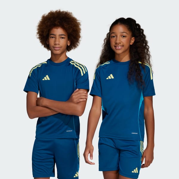 Bleu Maillot d'entraînement Tiro 25 Competition Enfants