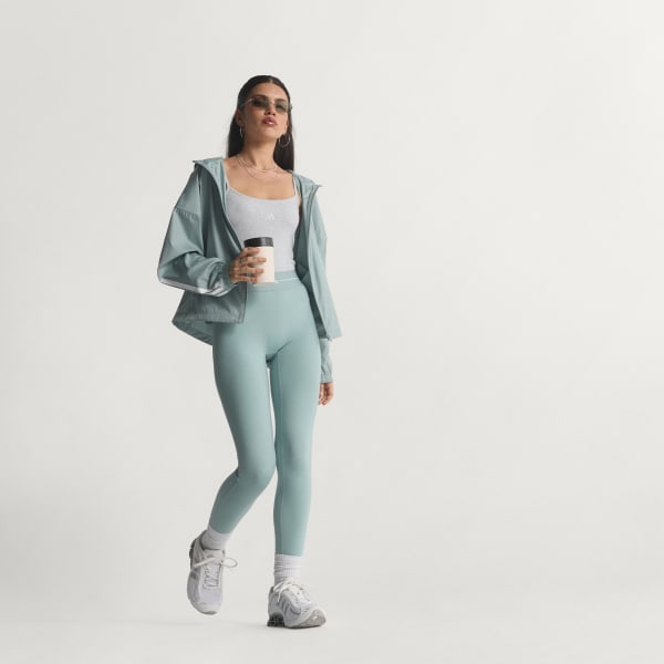 Zielony Wiatrówka Hyperglam 3-Stripes