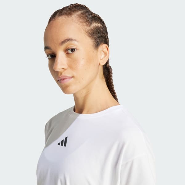 【ADIDAS】Power Tee JX1194 adidas Power Tee - White | Free Shipping with adiClub