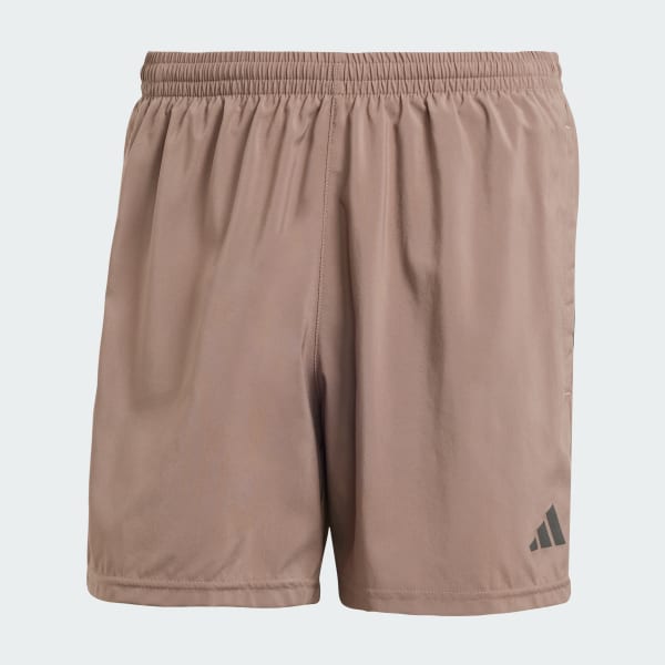 adidas Own The Run Shorts - Brown | Free Shipping with