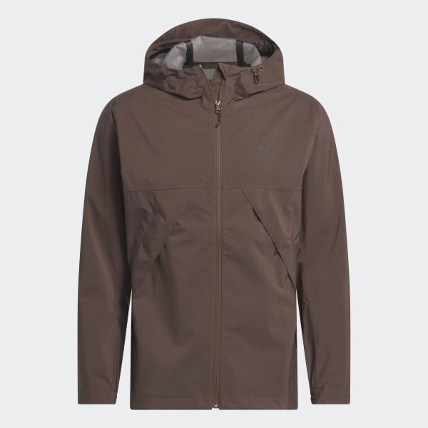adidas Dill Eyes Tech Shell Jacket - Brown | Free Shipping with adiClub ...