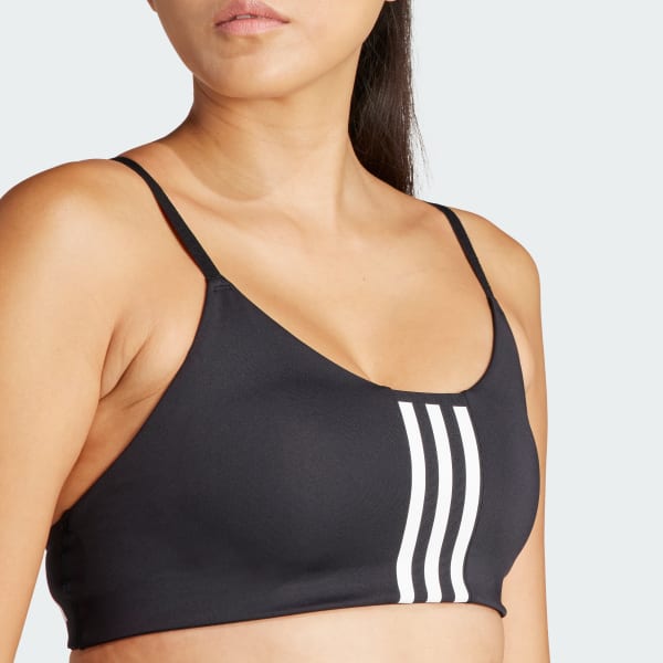 adidas womens Ultimate AEROREADY Designed 4 Training Fitness Gym Training  Pilates Yoga Compression High Support Workout Bra Black 30E at   Women's Clothing store