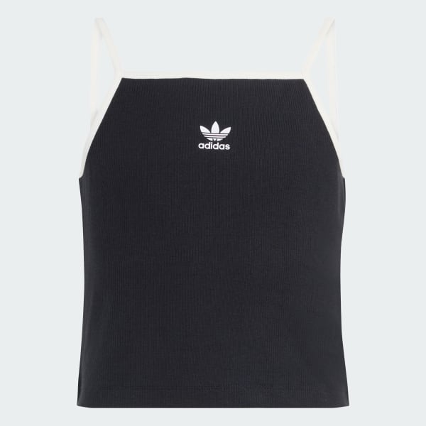 Sort SLIM MINI RIB TANKTOP