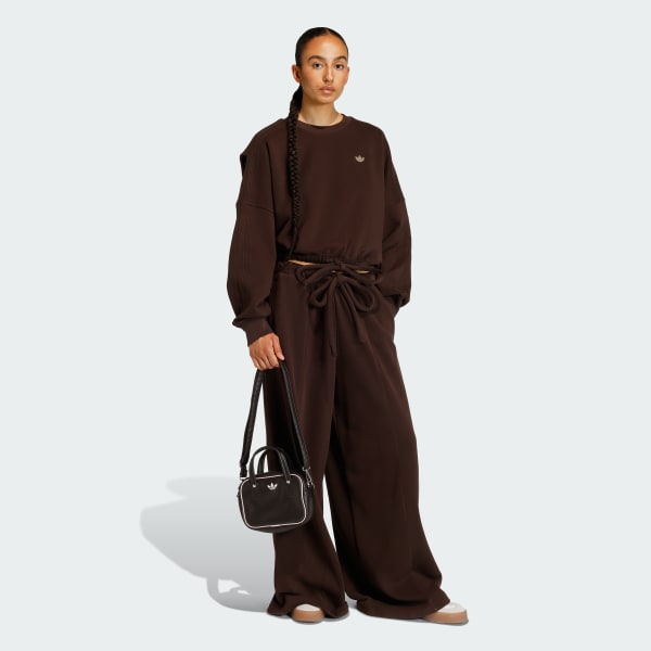 Brown 오버사이즈 크루넥 스웨트셔츠