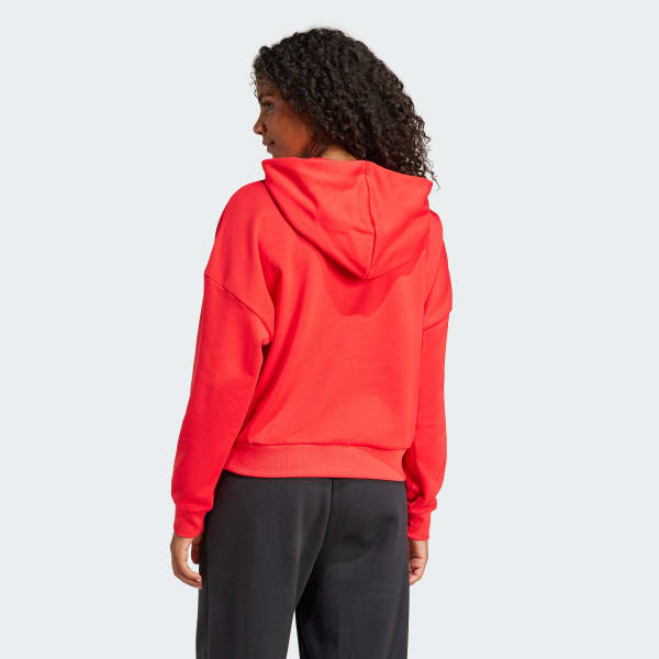 cervená Mikina Essentials Big Logo French Terry Loose