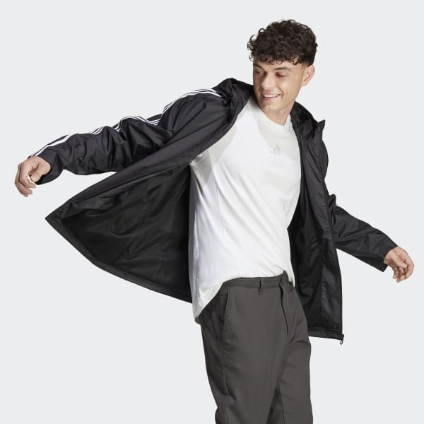 Black 에센셜 3S 우븐 윈드브레이커