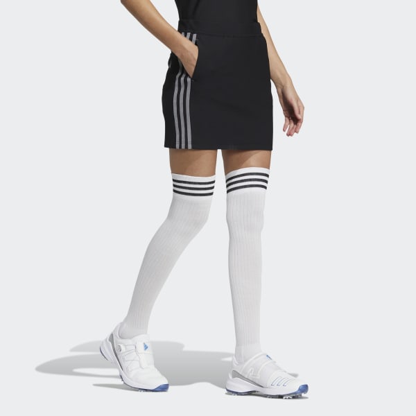 Black 3-Stripes Skort