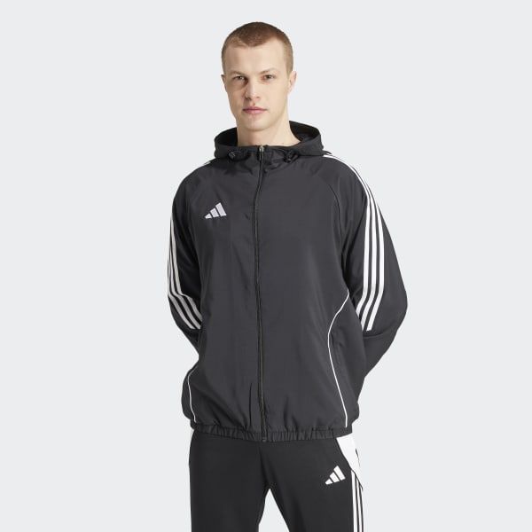 adidas 24SS 3S WINDBREAKER BLACK 2XL タグ付 adidas 3 S WINDBREAKER BLACK 24SS-I（アディダス スリー