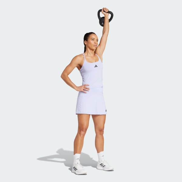 Purple Optimé Skort With Integrated Bike Shorts