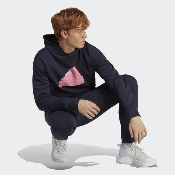 Niebieski Future Icons Badge of Sport Hoodie