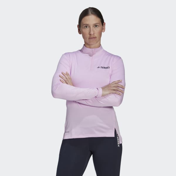 Violet T-shirt Terrex Multi Half-Zip L6392