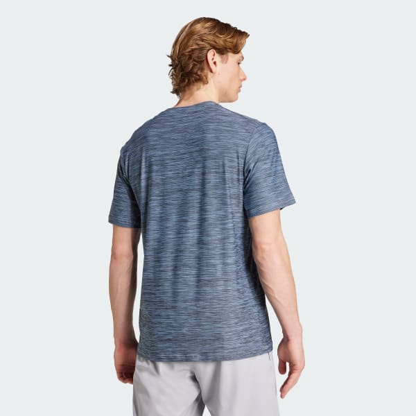 Azul Remera de Entrenamiento Train Essentials Elástica