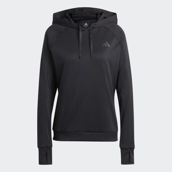Nero Felpa con cappuccio Made to be Remade Running