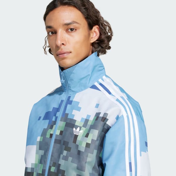 Jaqueta adidas Originals x Minecraft - Azul adidas | adidas Brasil