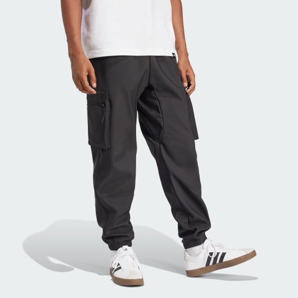 Black City Escape Premium Cargo Trousers