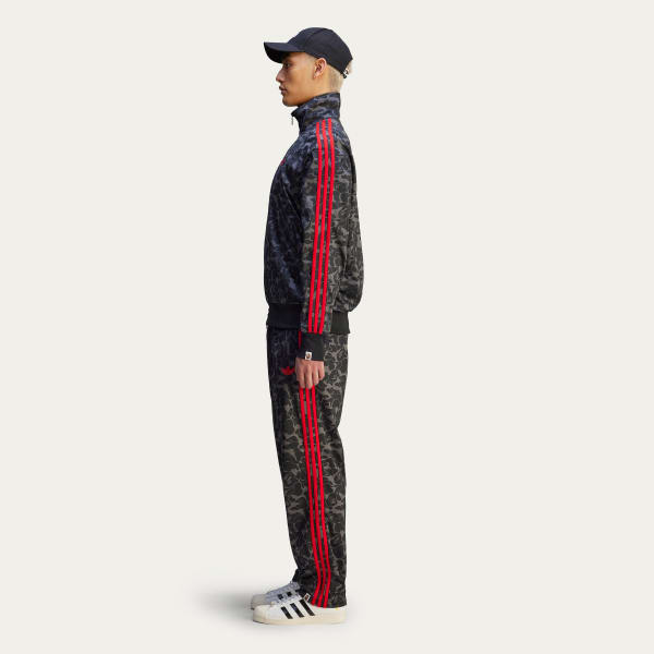 Black BAPE Firebird Track Pants