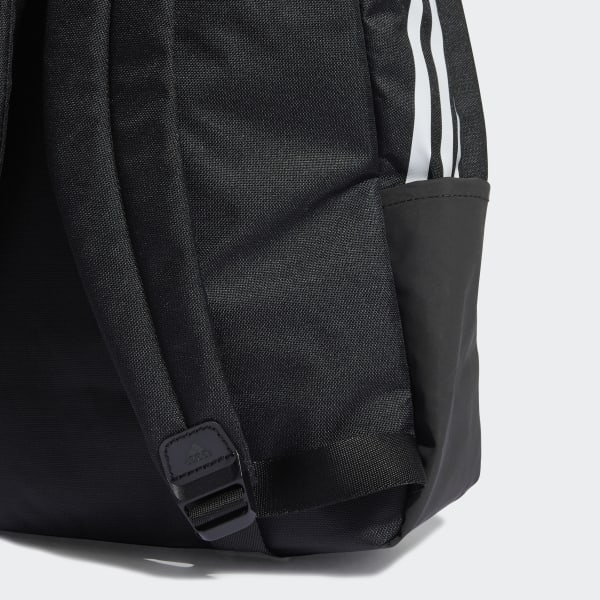 Black Classic 3-Stripes Backpack