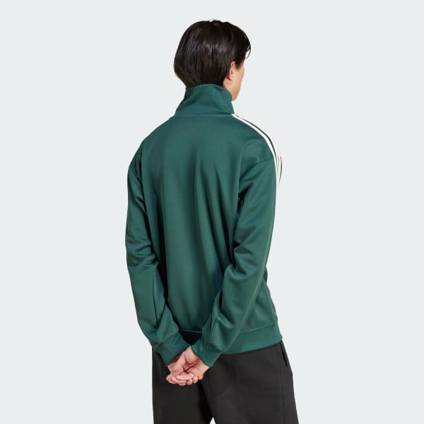 Vert Veste de survêtement col cheminée Adicolor