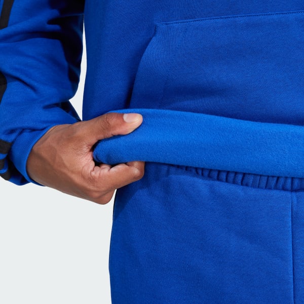 Essentials 3-Stripes Fleece Hoodie