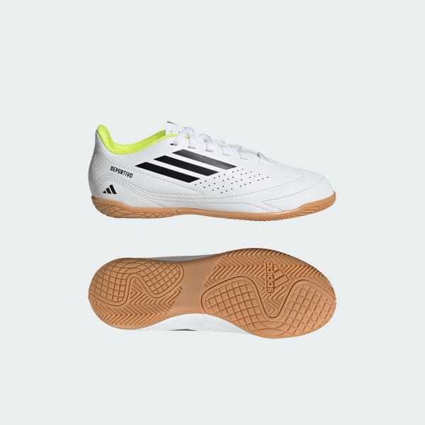 Branco Chuteira Deportivo III Futsal Infantil