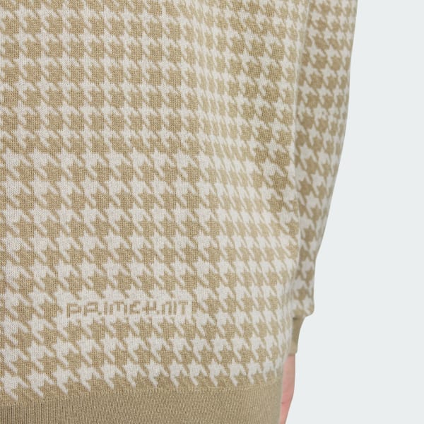 ニットゴルフウェア アディダス 【ゴルフ】PRIMEKNIT ハウンドトゥース セーター