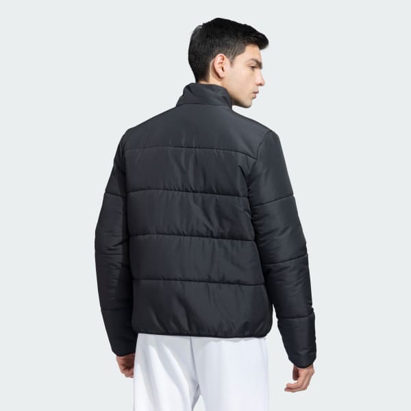 Black Basic Puffer Jacket
