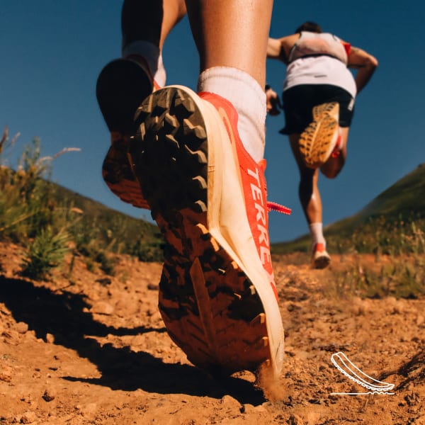 oranzová Tenisky Terrex Agravic Speed Ultra Trail Running