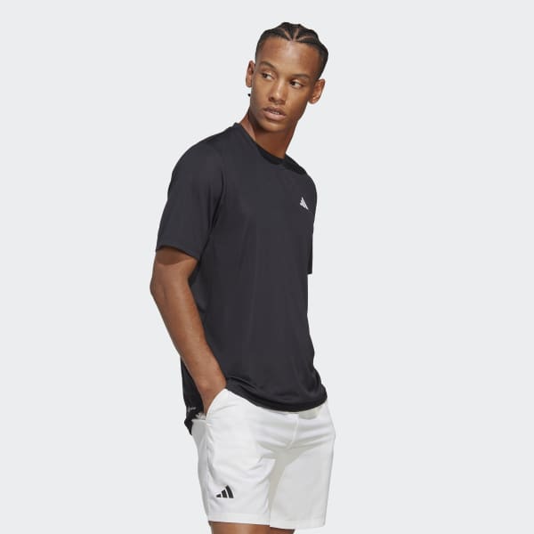 Schwarz Club Tennis T-Shirt