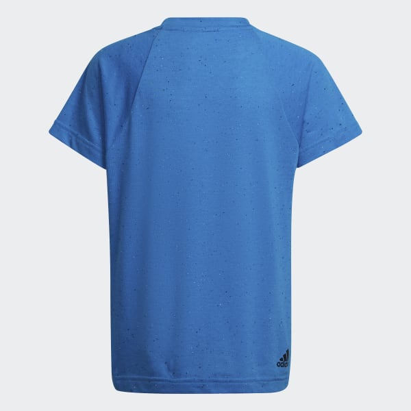 Bleu T-shirt Future Icons 3-Stripes Loose Cotton