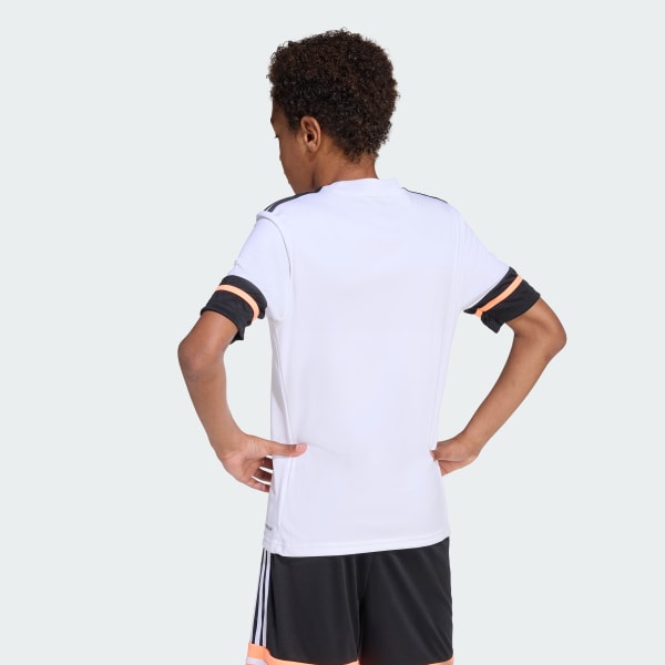 สีขาว เสื้อฟุตบอลแขนสั้น F50 สำหรับเด็ก