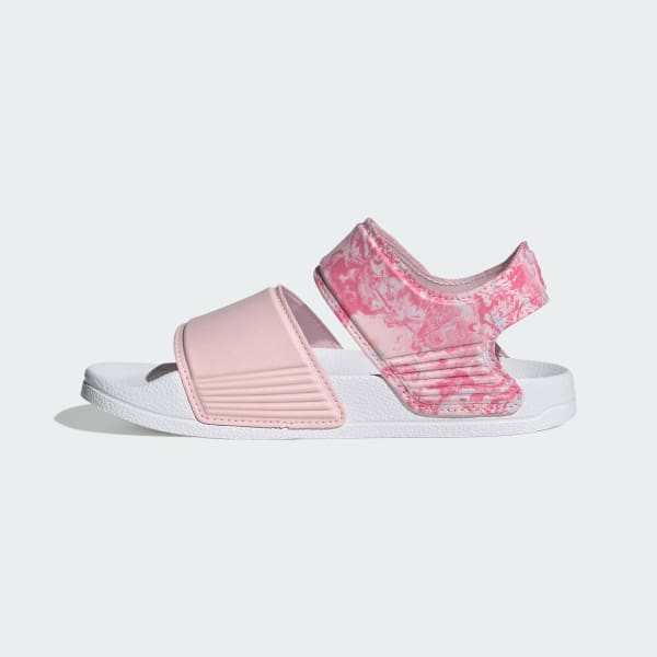 Adidas sandals women pink hot sale