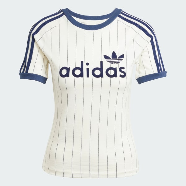 アディダス リニア グラフィック カリ半袖Tシャツ - ホワイト