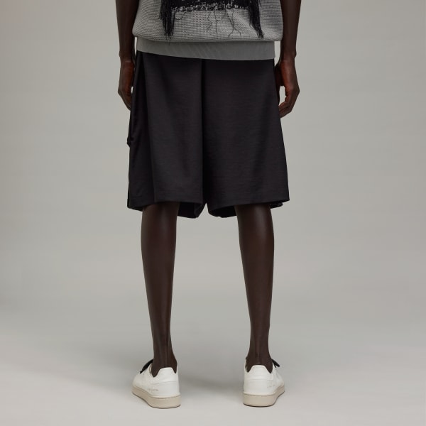 Svart Y-3 Sport Uniform 3-Stripes Shorts