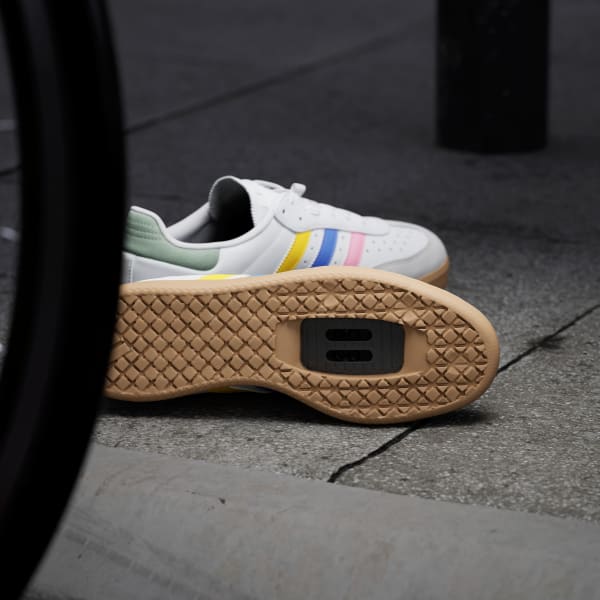 adidas Velosamba Leather Shoes - White | Free Shipping with