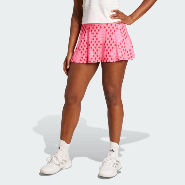 ウェア adidas x marimekko tennis match skirt 1 adidas Women's Marimekko Premium Tennis Skirt | Tennis Warehouse