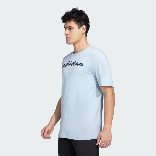 Blue adidas Sportswear Embroidered Tee