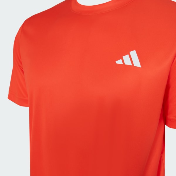 Laranja Camiseta Treino De Poliéster