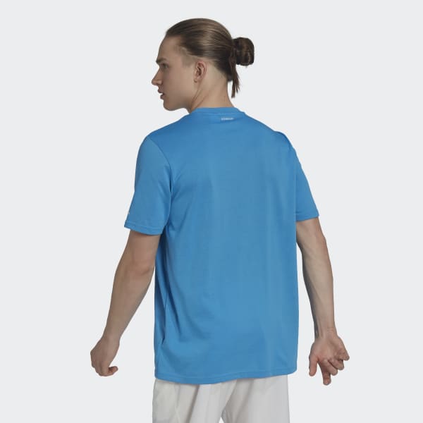 Blu T-shirt Thiem Logo Graphic EVI99