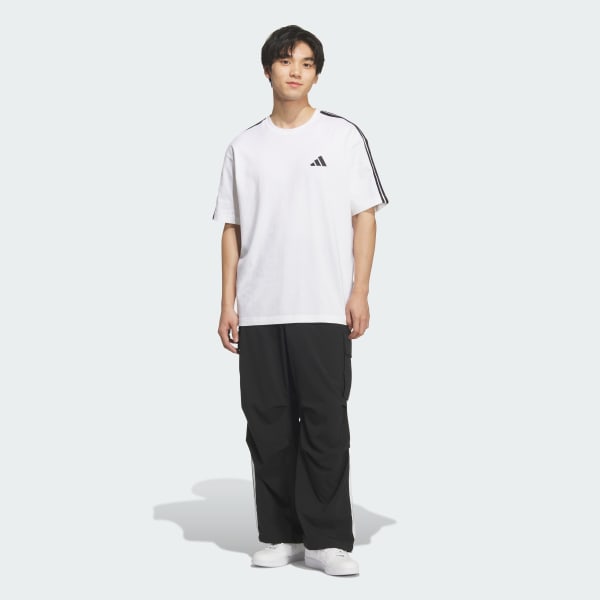 ブラック 軽パン ストレッチカーゴパンツ